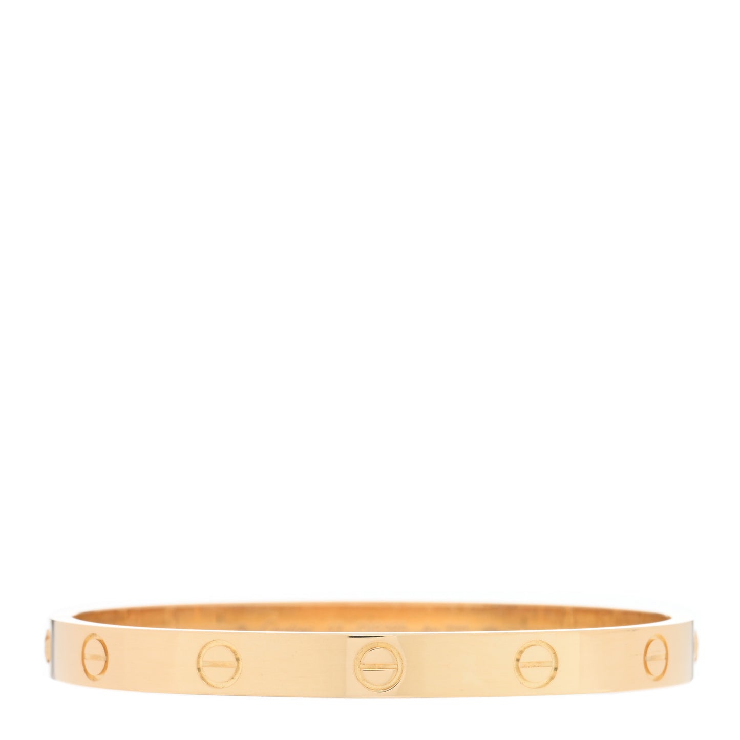 18K Yellow Gold LOVE Bracelet 17