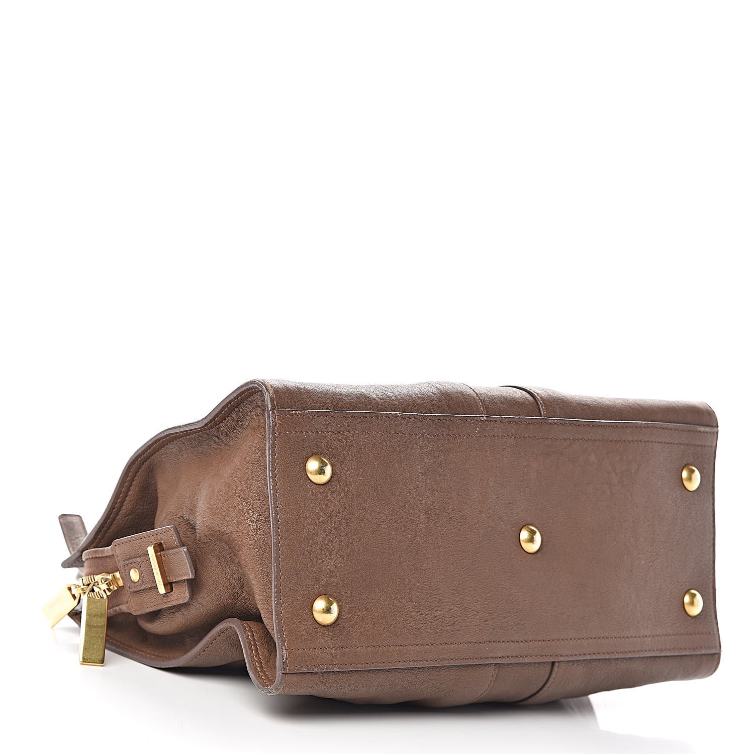 Saint Laurent Sheepskin Small Cabas ChYc Taupe 4 of 19