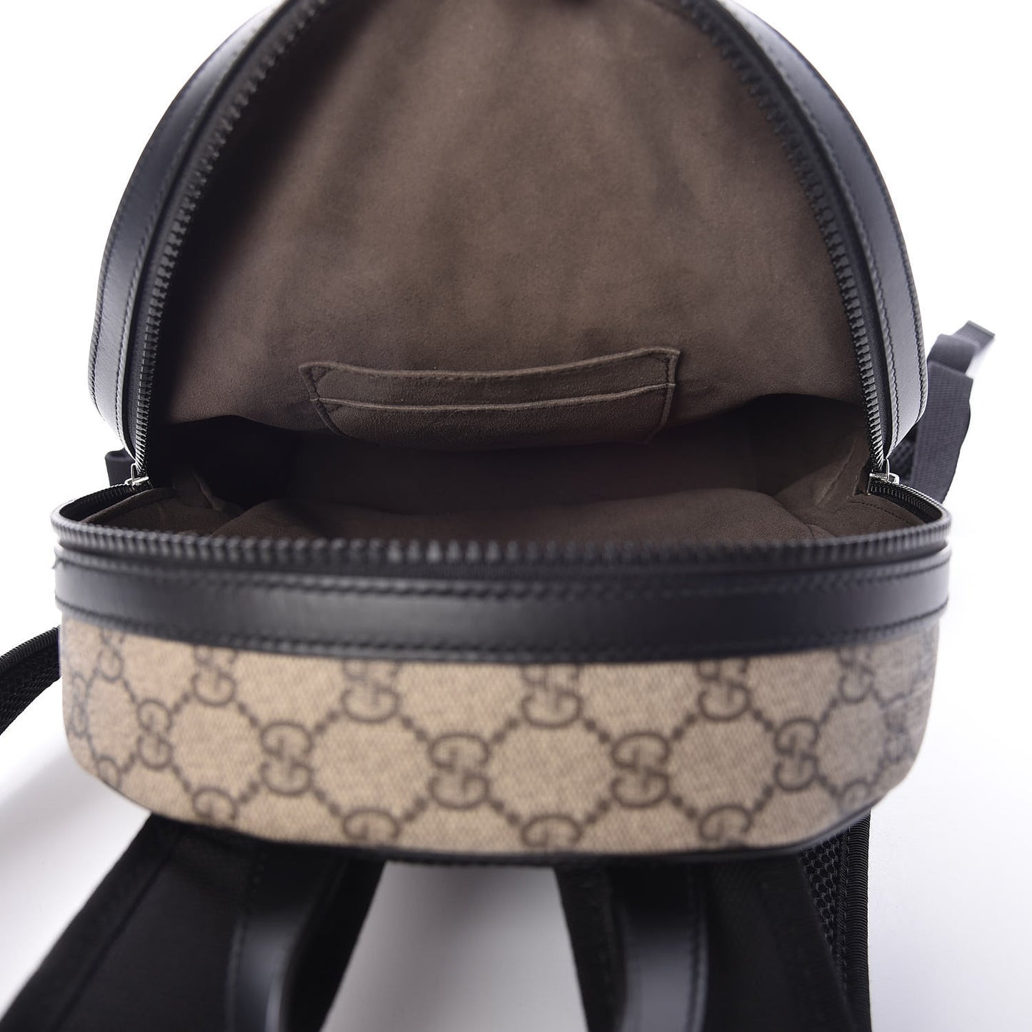 GG Supreme Monogram Small Eden Day Backpack Black