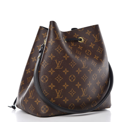 Louis Vuitton Monogram Neonoe MM Black 3 of 8