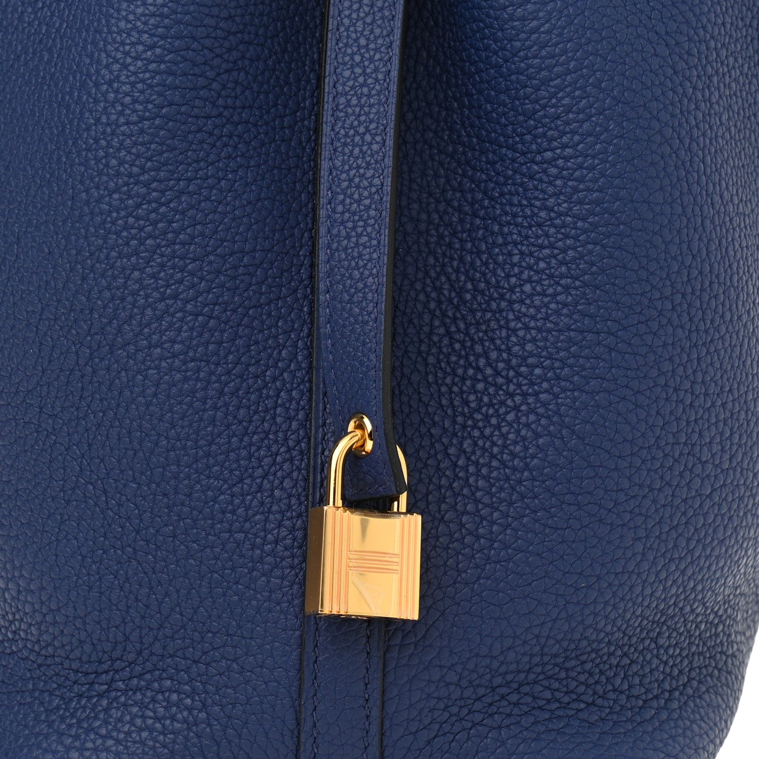 Hermes Taurillon Clemence Picotin Lock 18 PM Bleu Royal 8 of 11