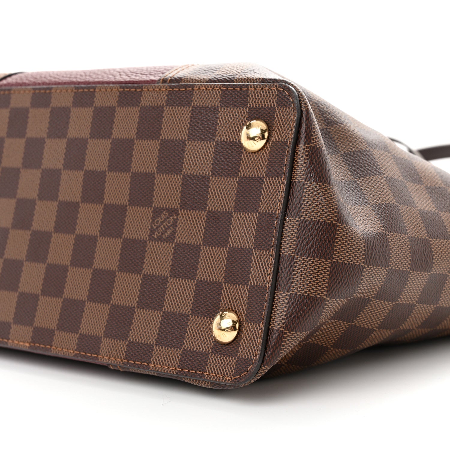 Louis Vuitton Damier Ebene Taurillon Jersey Bordeaux 10 of 14