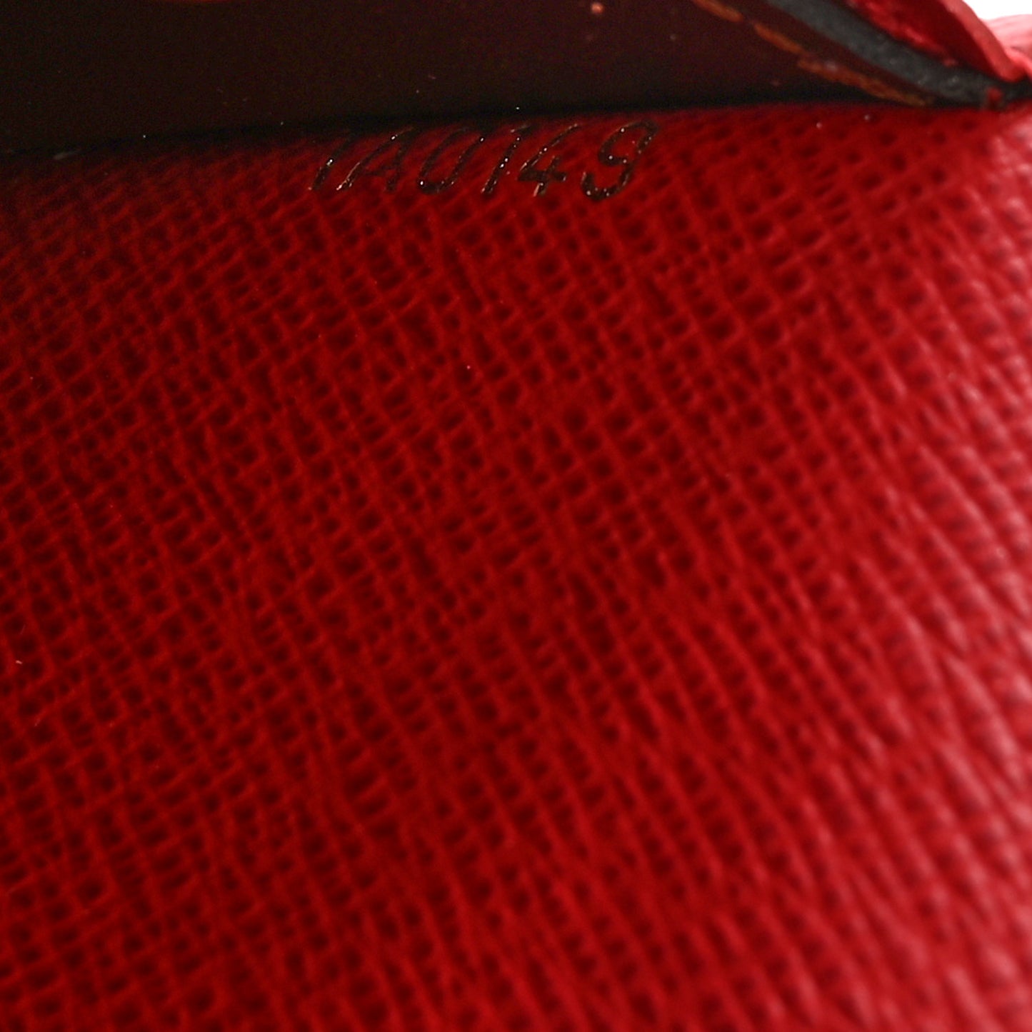 Damier Ebene Emilie Wallet Red
