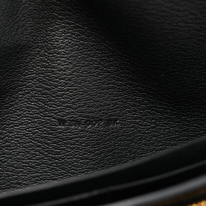 Hermes Shiny Alligator Kelly Pocket Long Wallet Black 8 of 9
