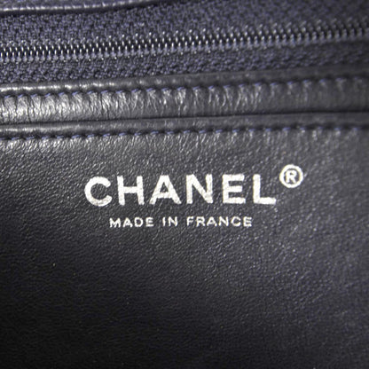 Chanel Caviar Maxi Flap Navy Blue SHW 6 of 9