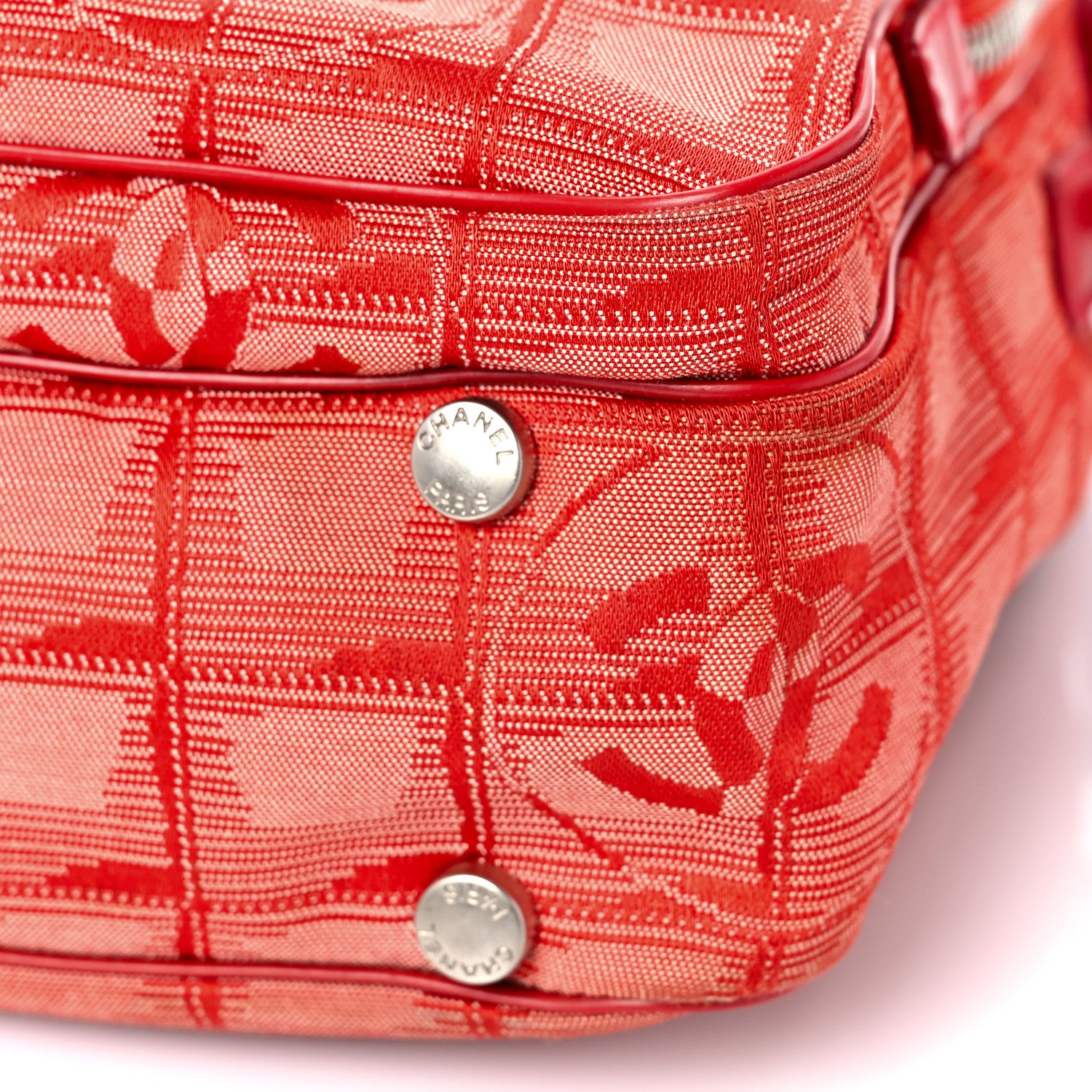 Chanel Nylon Small Travel Tote Red 9 of 9