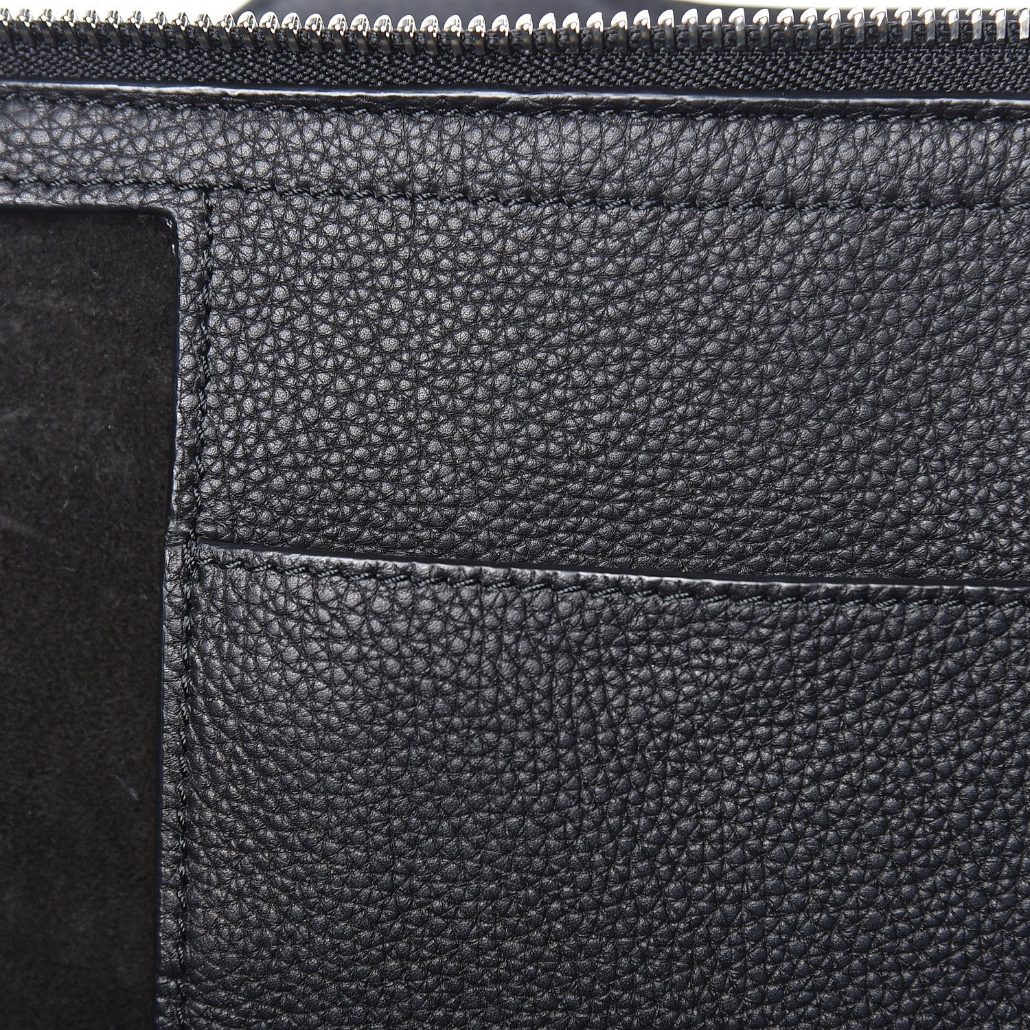 Celine Baby Grained Calfskin Medium Tri-Fold Bag Black 10 of 13