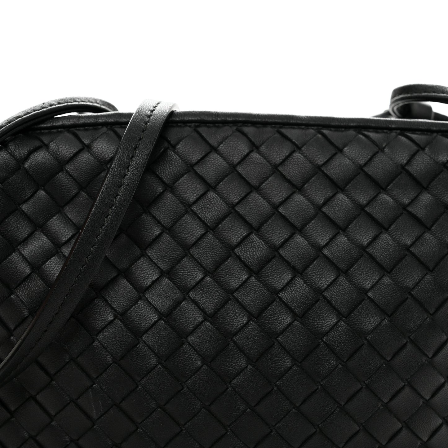 Nappa Intrecciato Nodini Bag Black