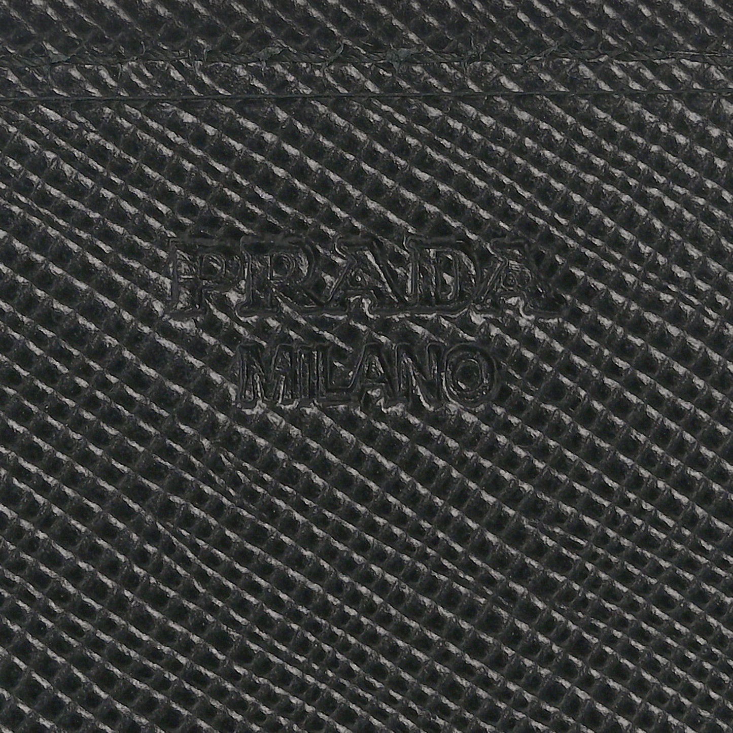 Tessuto Nylon Triangle Continental Flap Wallet Black
