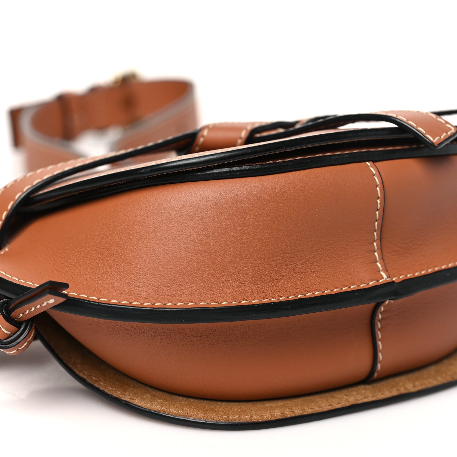 Loewe Calfskin Mini Gate Crossbody Bag  Rust 8 of 10