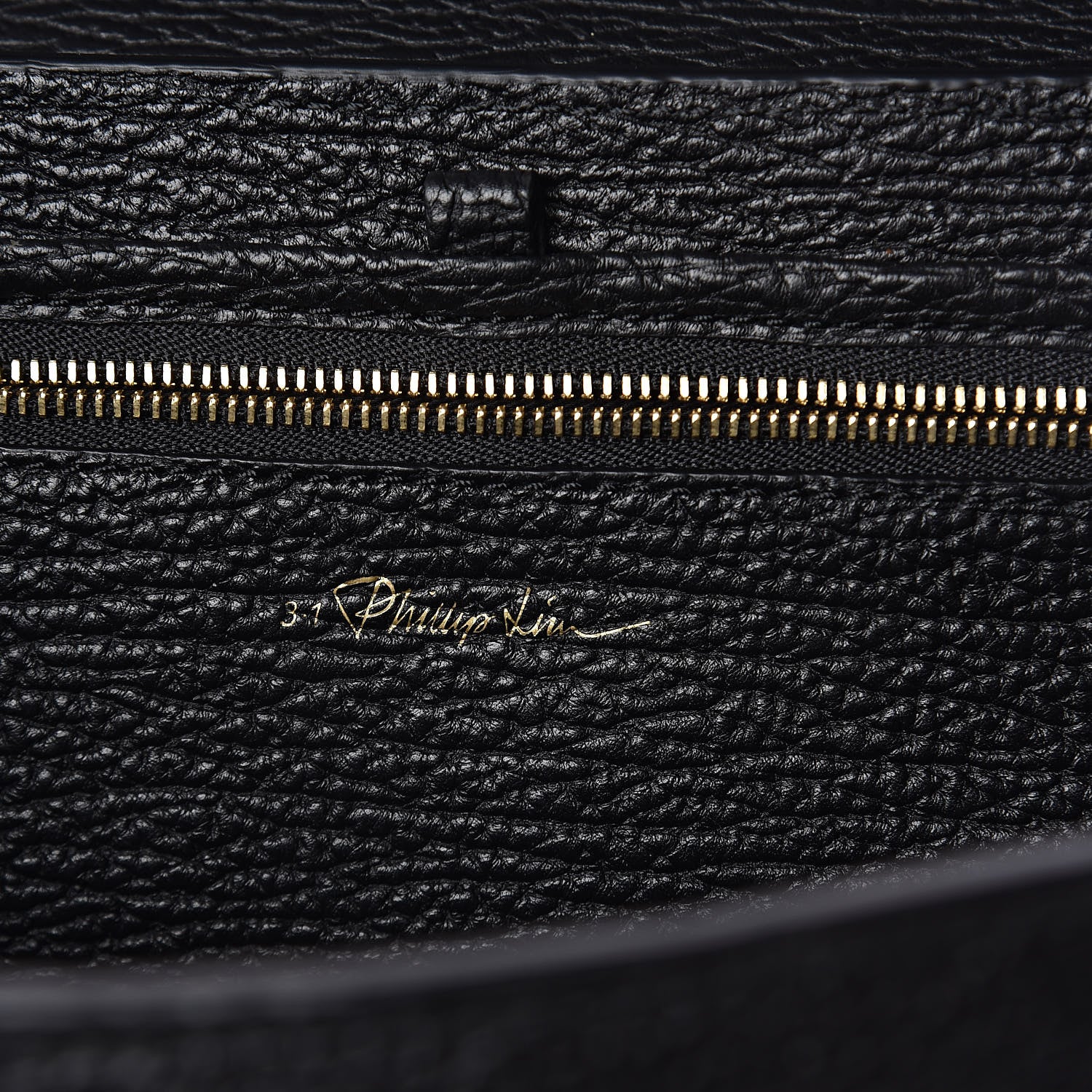3.1 Phillip Lim 3.1 Textured Calfskin Medium Pashli Satchel Black 6 of 9