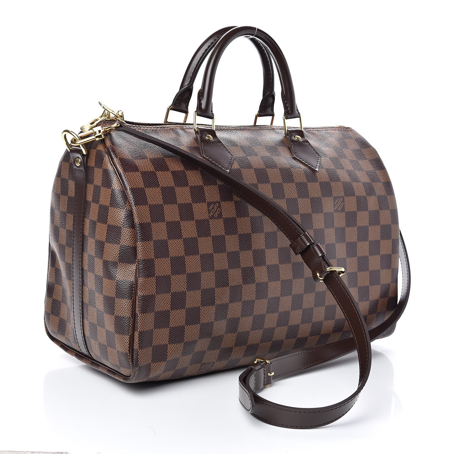 Louis Vuitton Damier Ebene Speedy Bandouliere 35 3 of 10