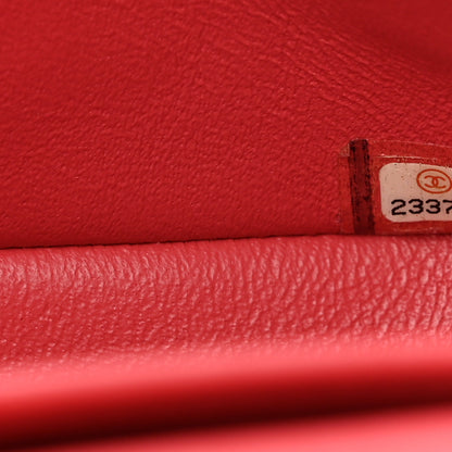 Chanel Caviar Quilted Medium Double Flap Dark Pink 7 of 10