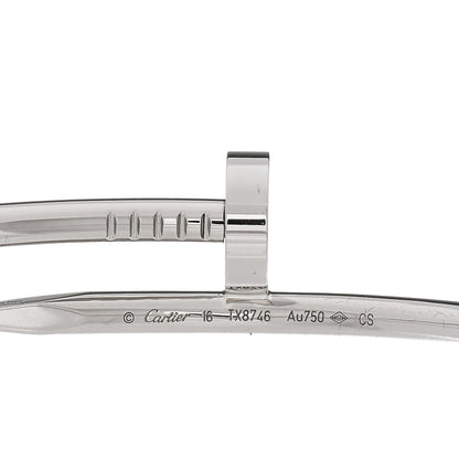 Cartier 18K White Gold Juste Un Clou Bracelet 16 2 of 3