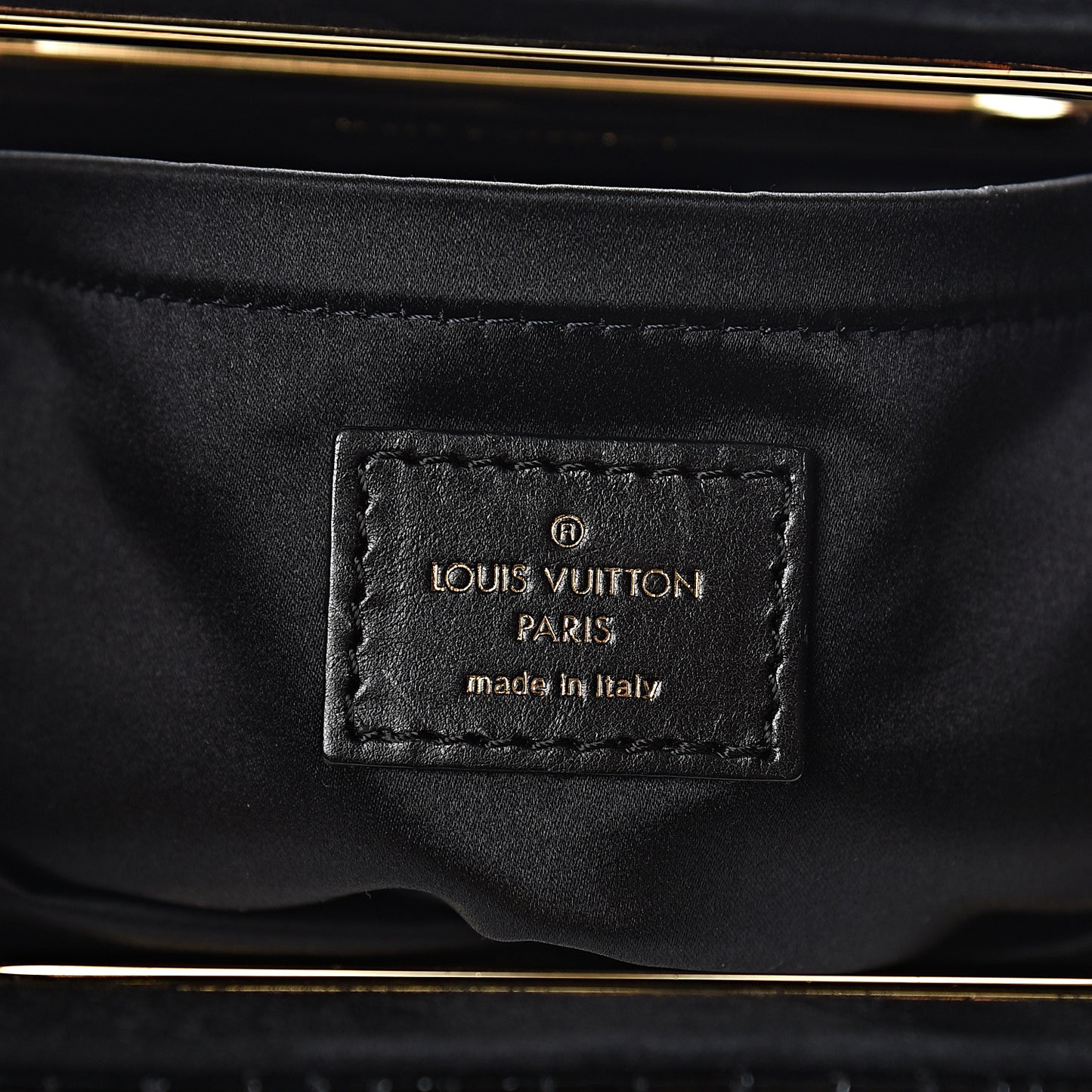 Suede Monogram Motard Afterdark Clutch Black