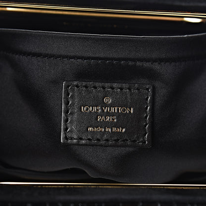 Louis Vuitton Suede Monogram Motard Afterdark Clutch Black 9 of 13