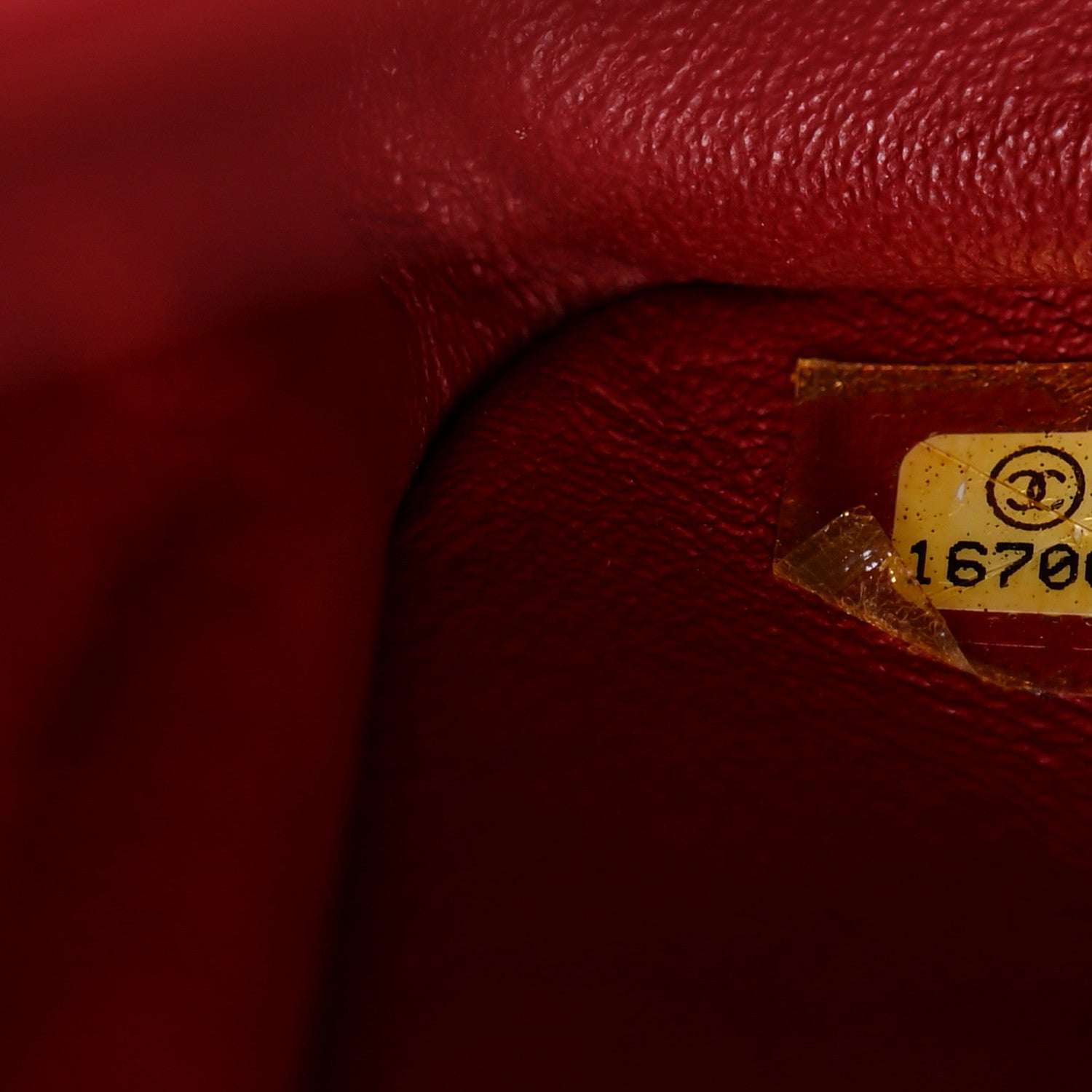 Chanel Caviar Quilted Jumbo Double Flap Dark Red 7 of 10