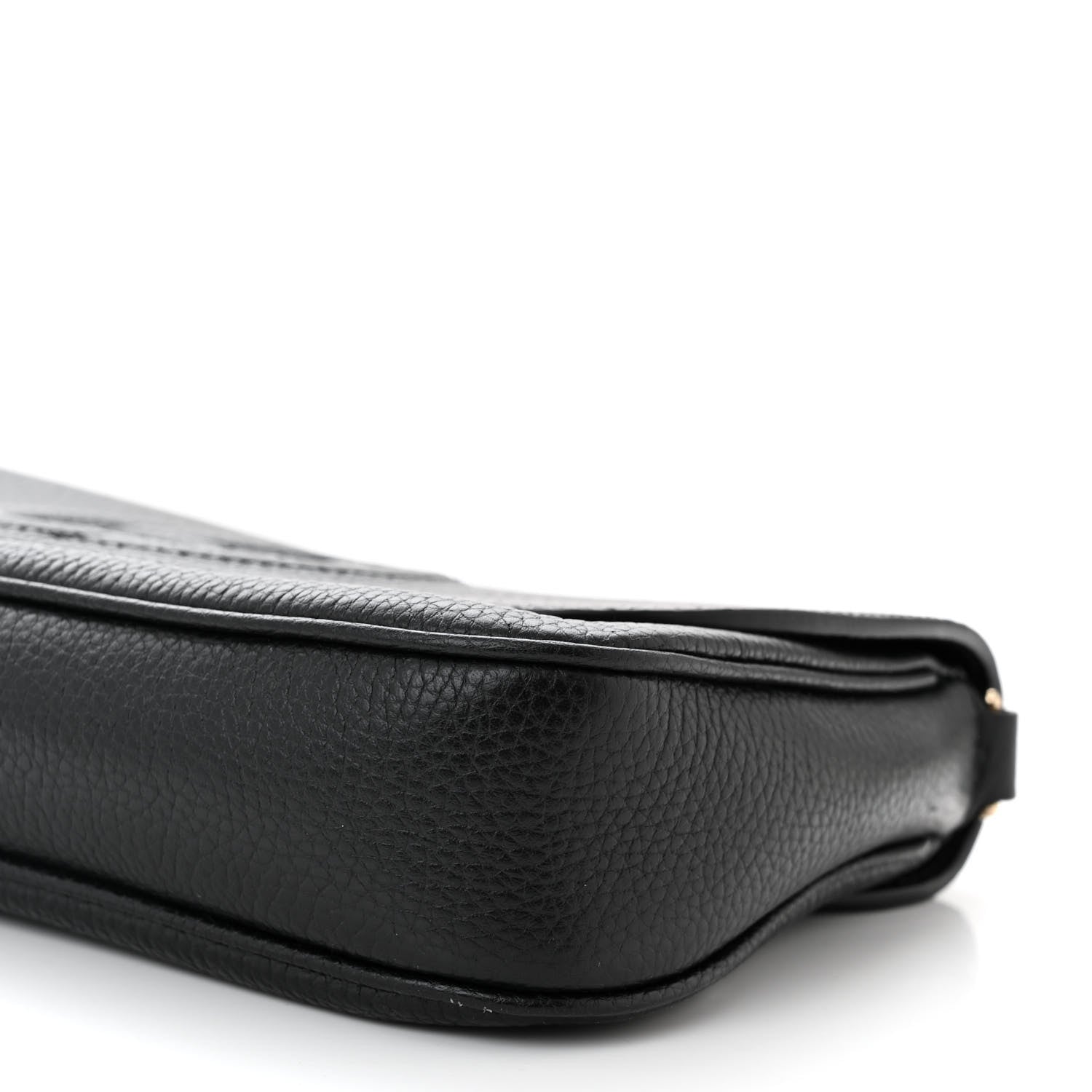 Gucci Pebbled Calfskin Medium Soho Flap Crossbody Black 10 of 10