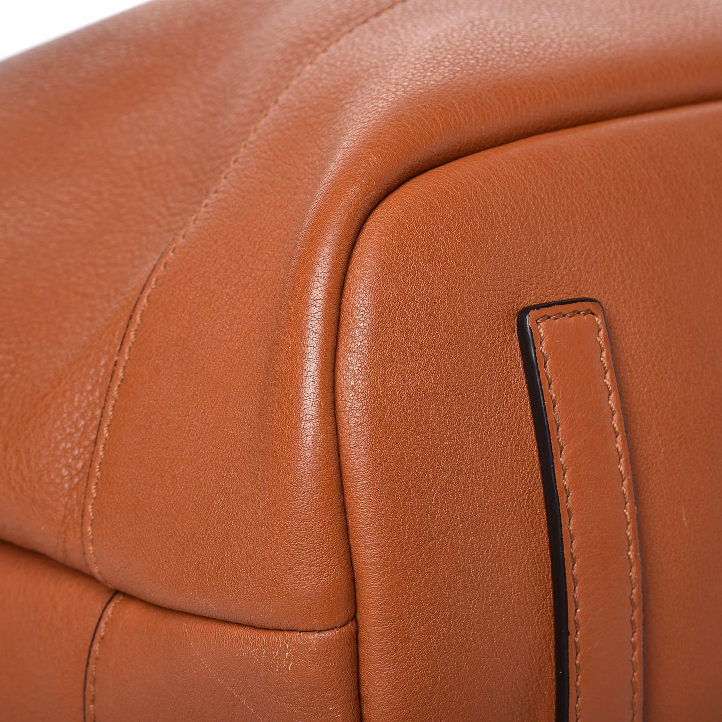 Calfskin Perforated Large Nightingale Hazel