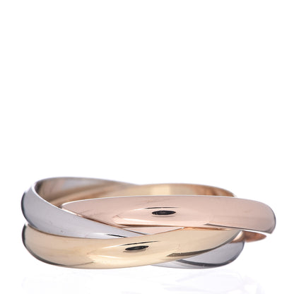 Cartier 18K Pink Yellow White Gold Small Trinity Ring 49 4.75 3 of 4