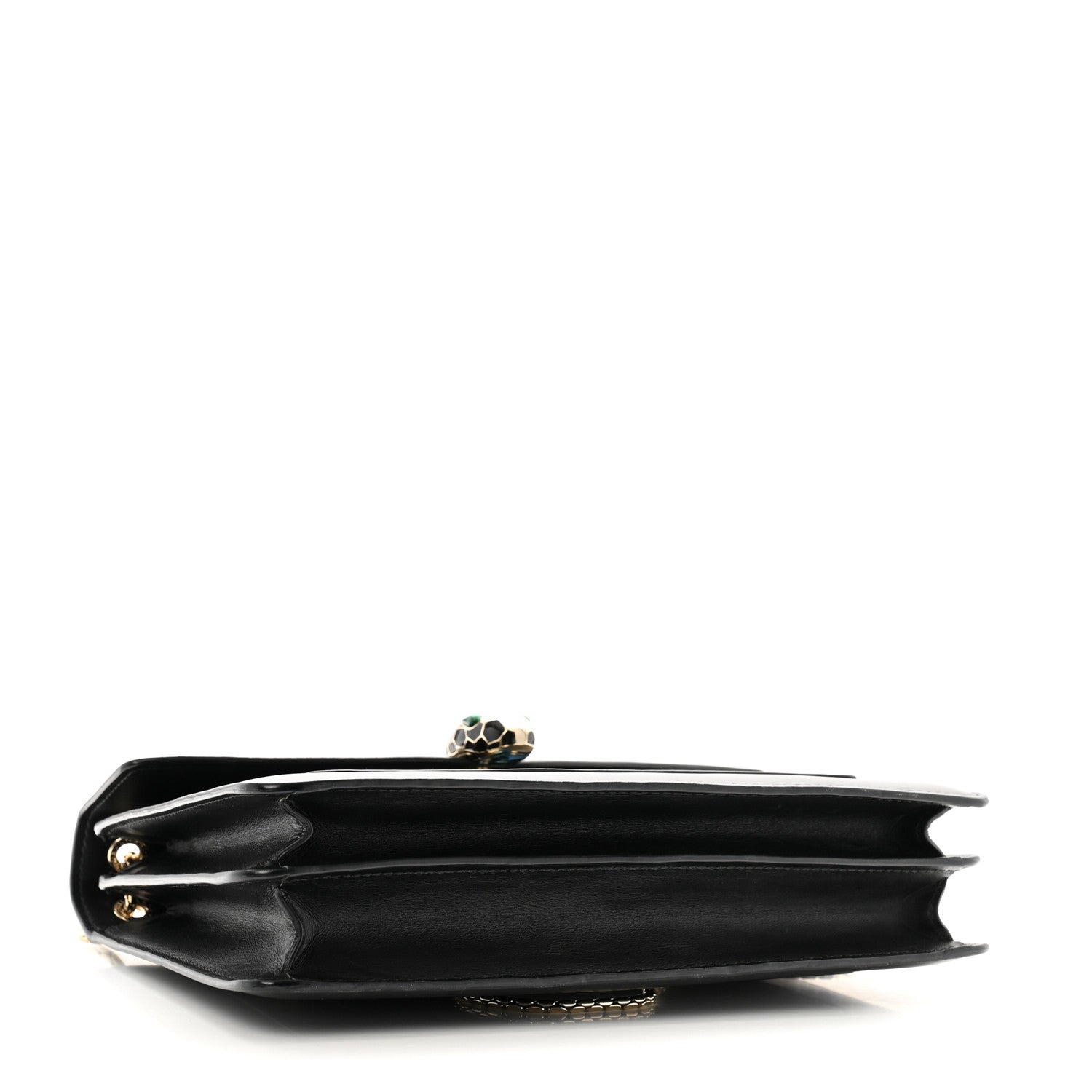 Bulgari Calfskin Serpenti Forever Crossbody Bag Black 5 of 16