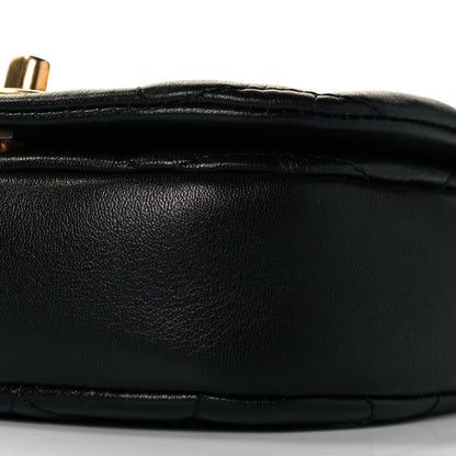 Chanel Calfskin Quilted Mini Coco Mail Clutch with Chain Black 10 of 10