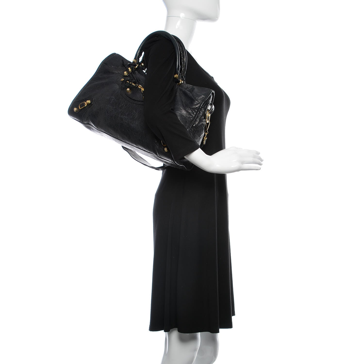 Balenciaga Agneau Giant 12 Gold Hardware City Black 3 of 16