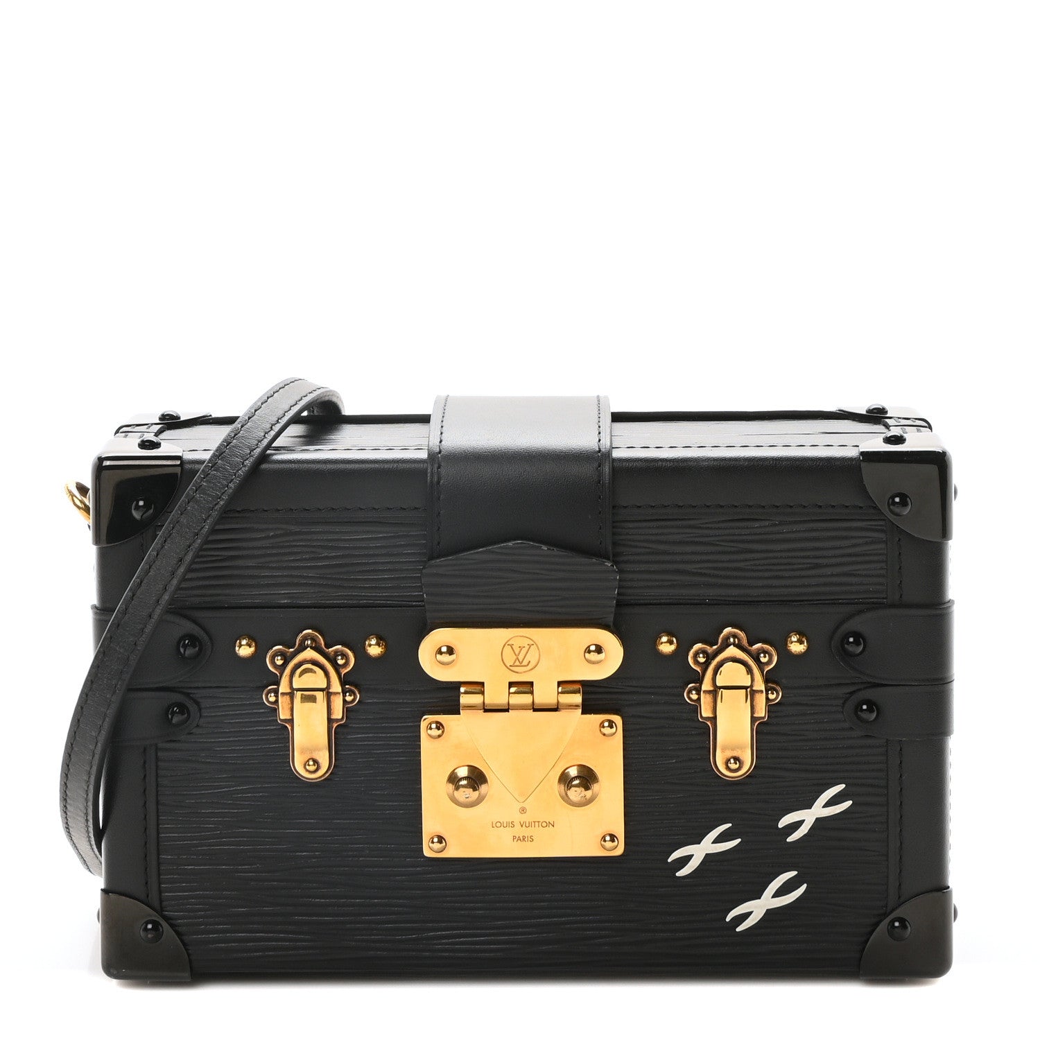 Louis Vuitton Epi Petite Malle Black 1 of 9