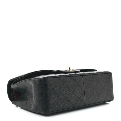 Chanel Caviar Quilted Jumbo Double Flap Black 5 of 14