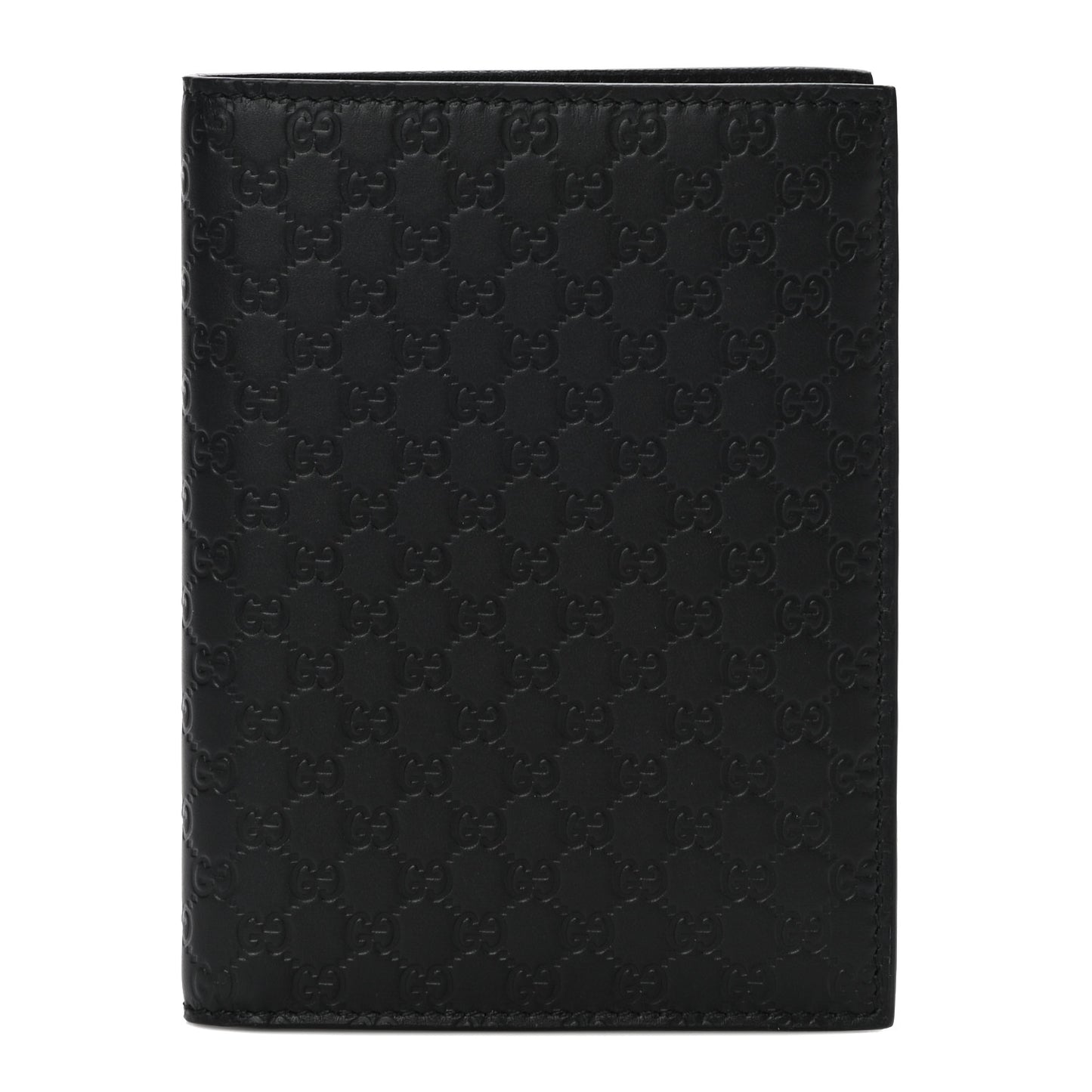 Microguccissima Passport Case Black