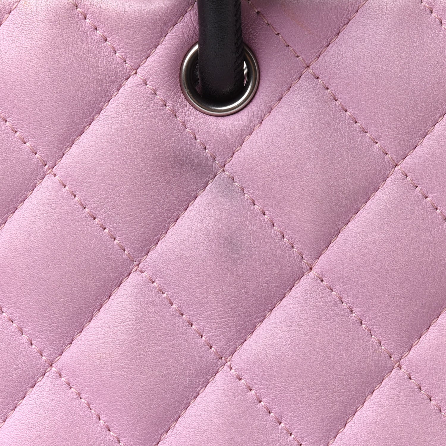 Chanel Calfskin Quilted Medium Cambon Tote Pink Black 11 of 17