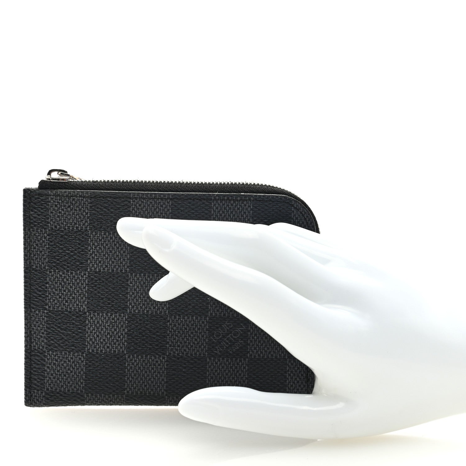 Louis Vuitton Damier Graphite Porte-Monnaie Coin Purse NM 2 of 6