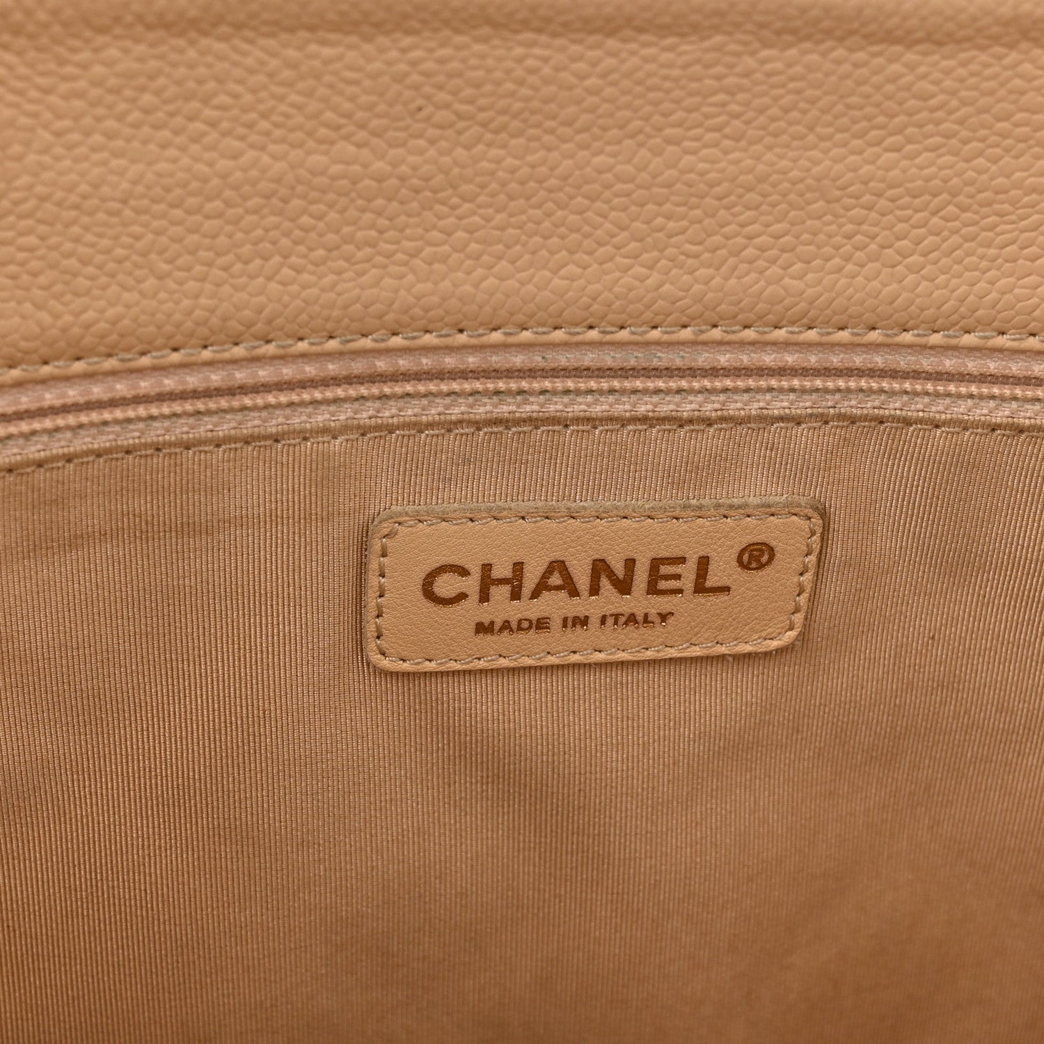 Chanel Caviar Quilted Grand Shopping Tote GST Beige Clair 4 of 16