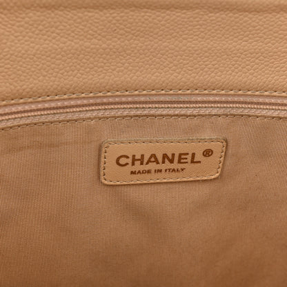 Chanel Caviar Quilted Grand Shopping Tote GST Beige Clair 4 of 16