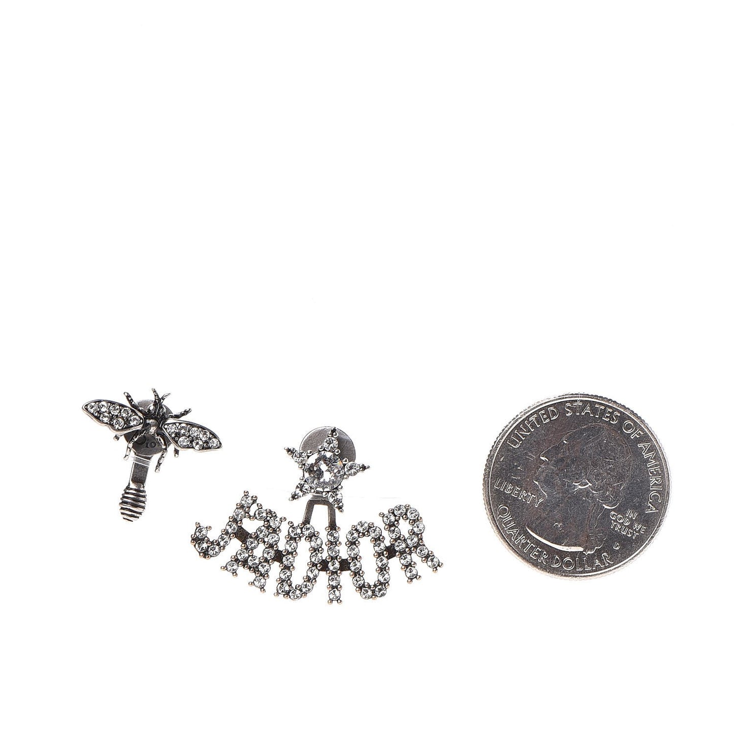 Palladium Crystal J'adior Earrings