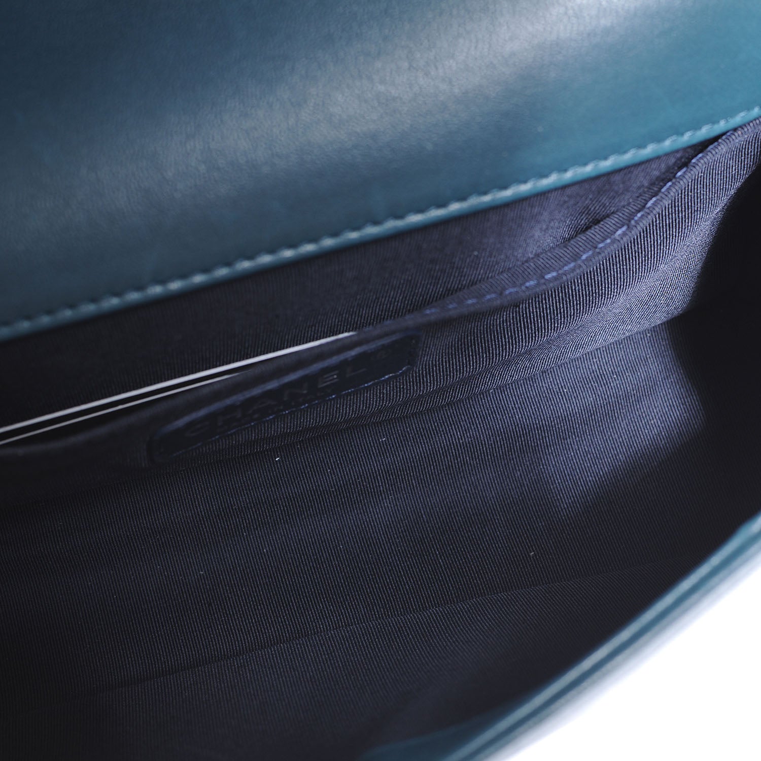 Chanel Velvet Tweed Medium Boy Flap Teal 5 of 7