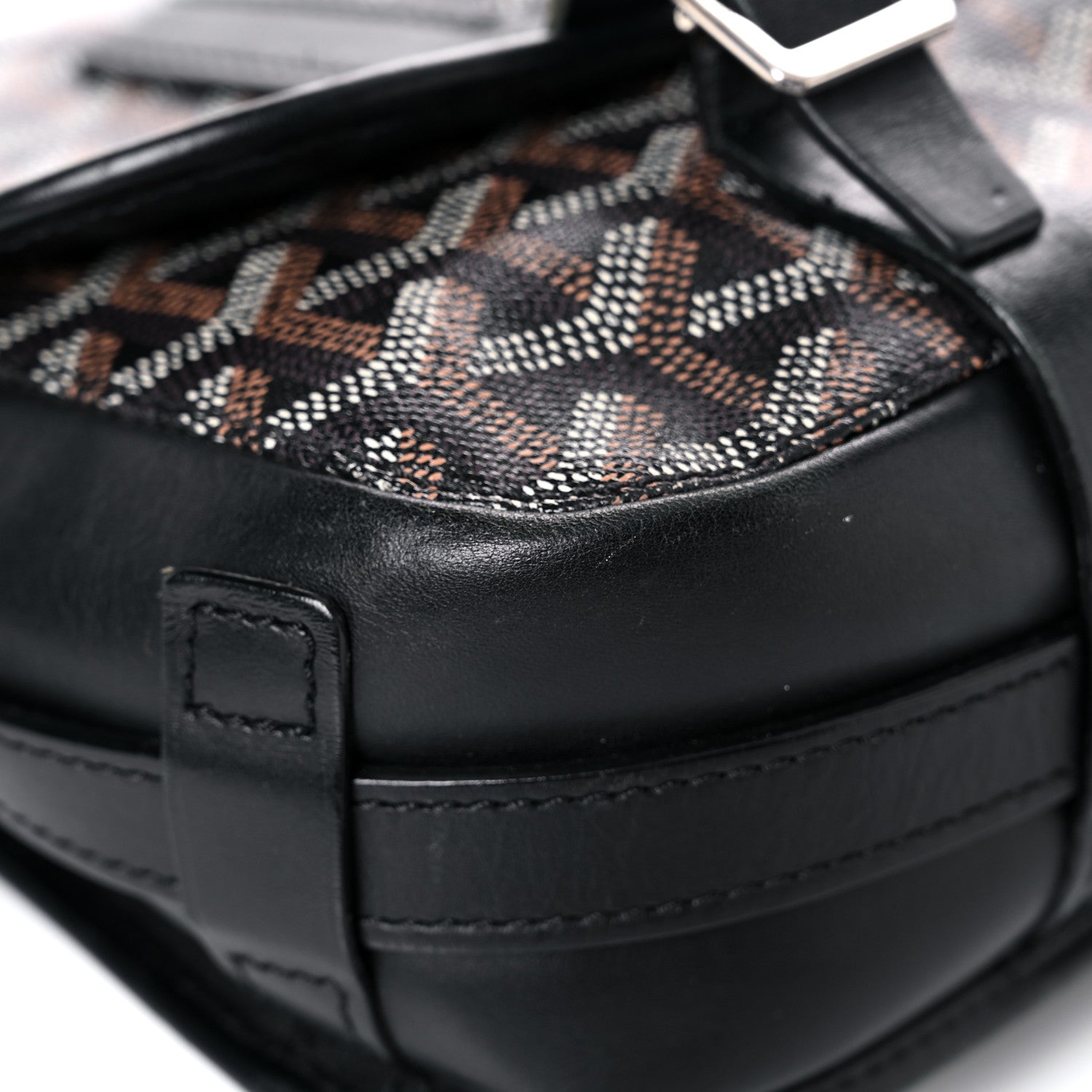Goyard Goyardine Belvedere MM Messenger Bag Black 7 of 35
