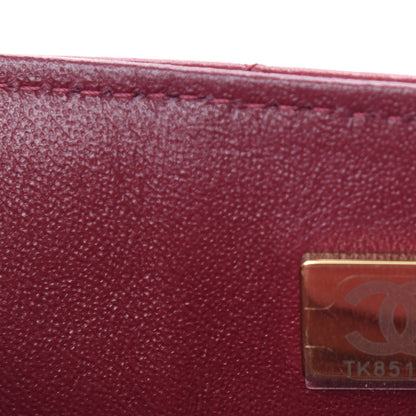 Chanel Lambskin Quilted Mini Rectangular Flap Burgundy 9 of 11