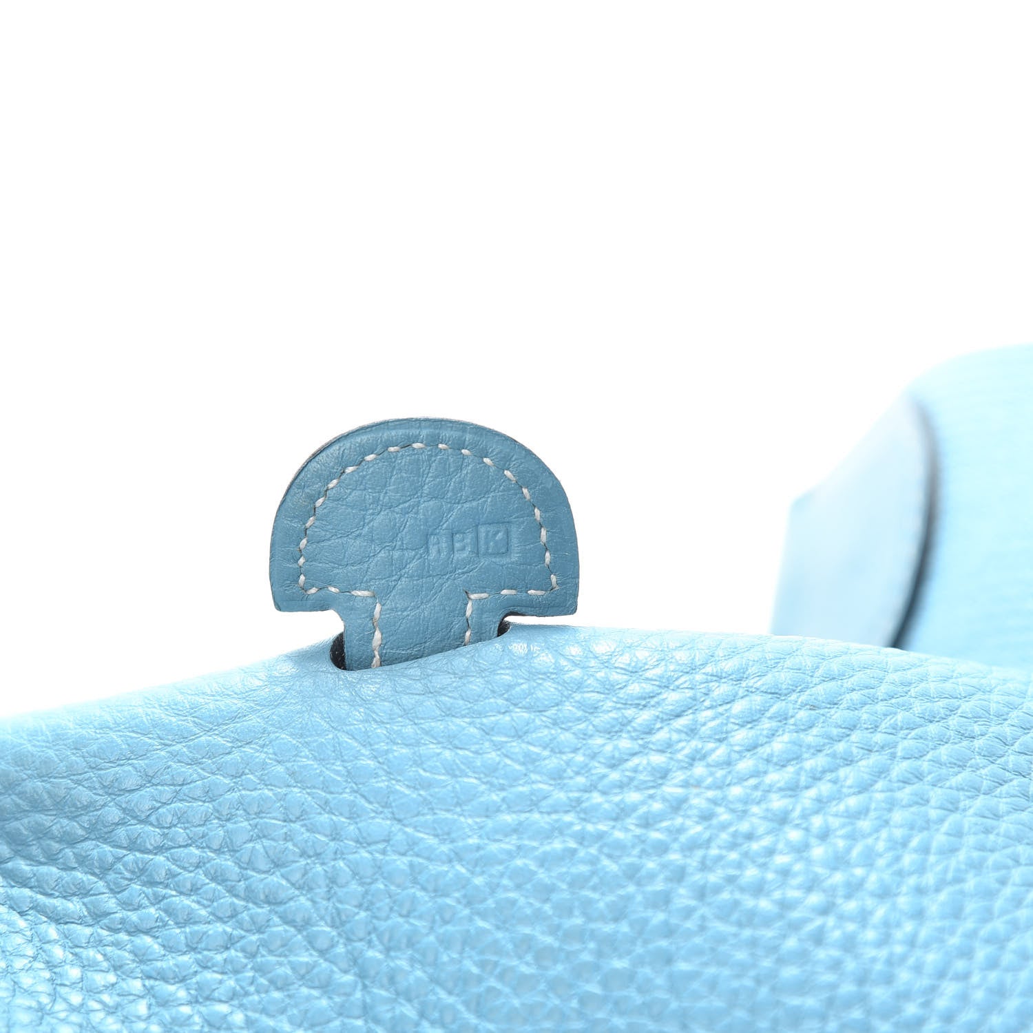 Hermes Taurillon Clemence Evelyne II PM Blue Jean 7 of 14