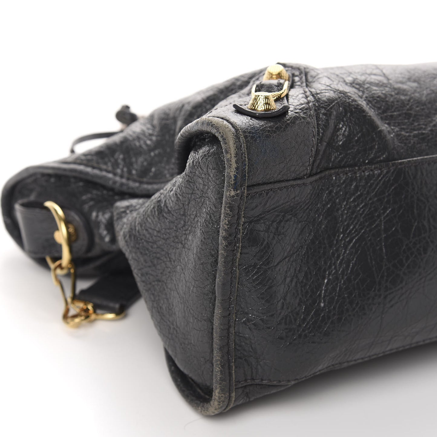 Agneau Giant 12 Gold Hardware City Gris Fossile