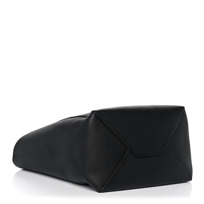Celine Grained Calfskin Medium Horizontal Cabas Phantom Black 4 of 19
