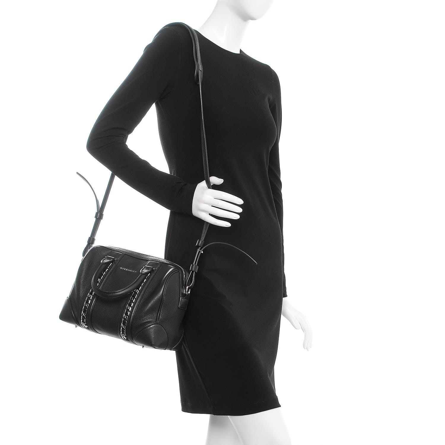 Givenchy Sugar Goatskin Mini Chain Animation Lucrezia Black 2 of 10