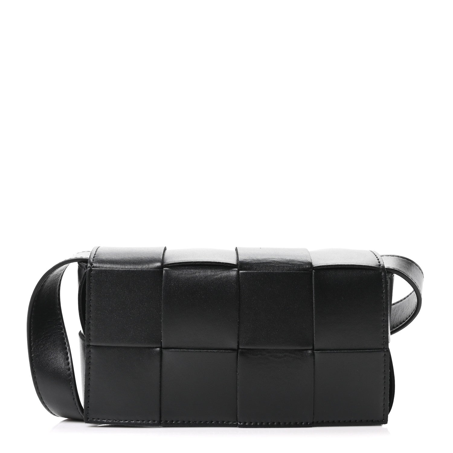 Bottega Veneta Nappa Maxi Intreccio The Belt Cassette Bag Black 1 of 9
