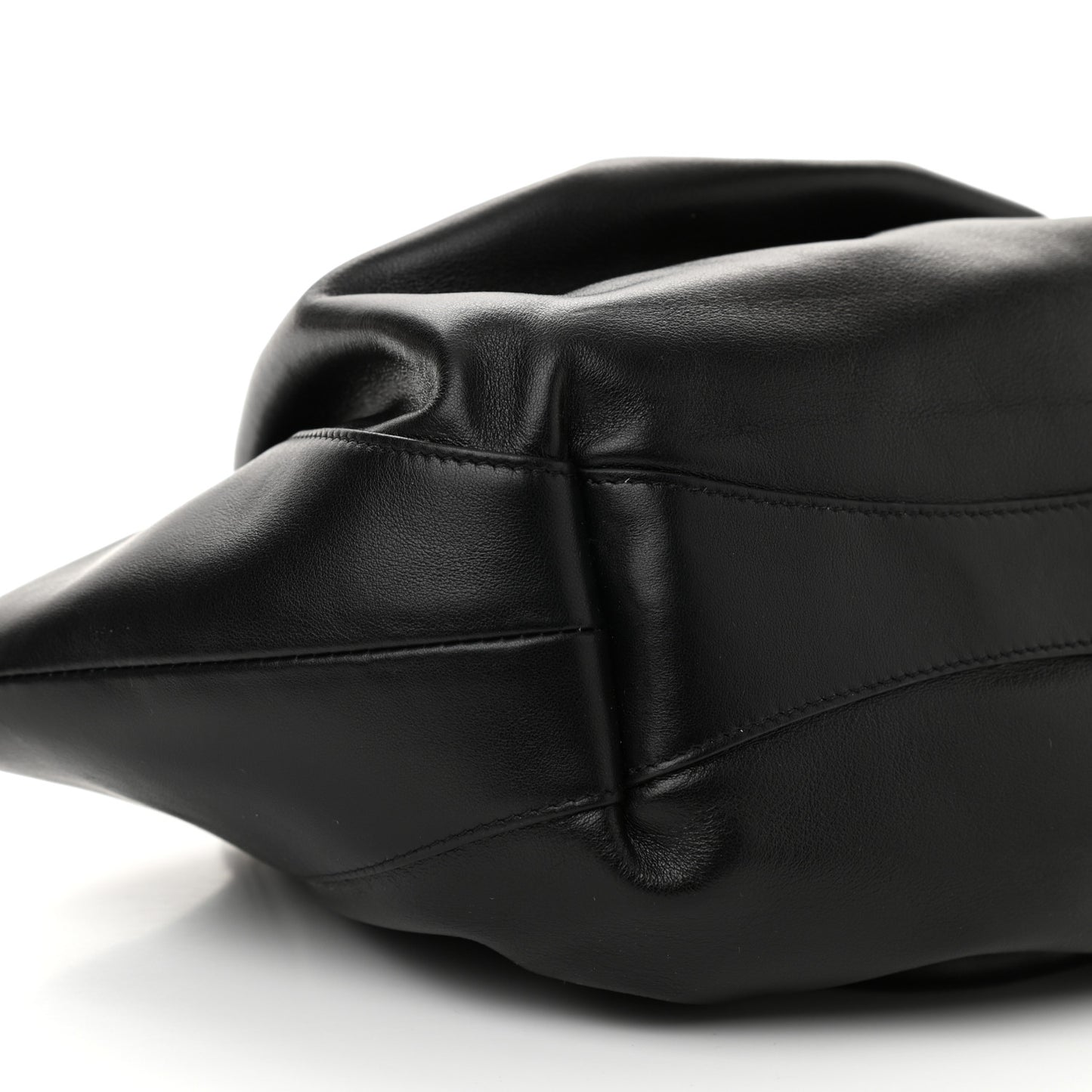 Calfskin Kenny Shoulder Bag Black