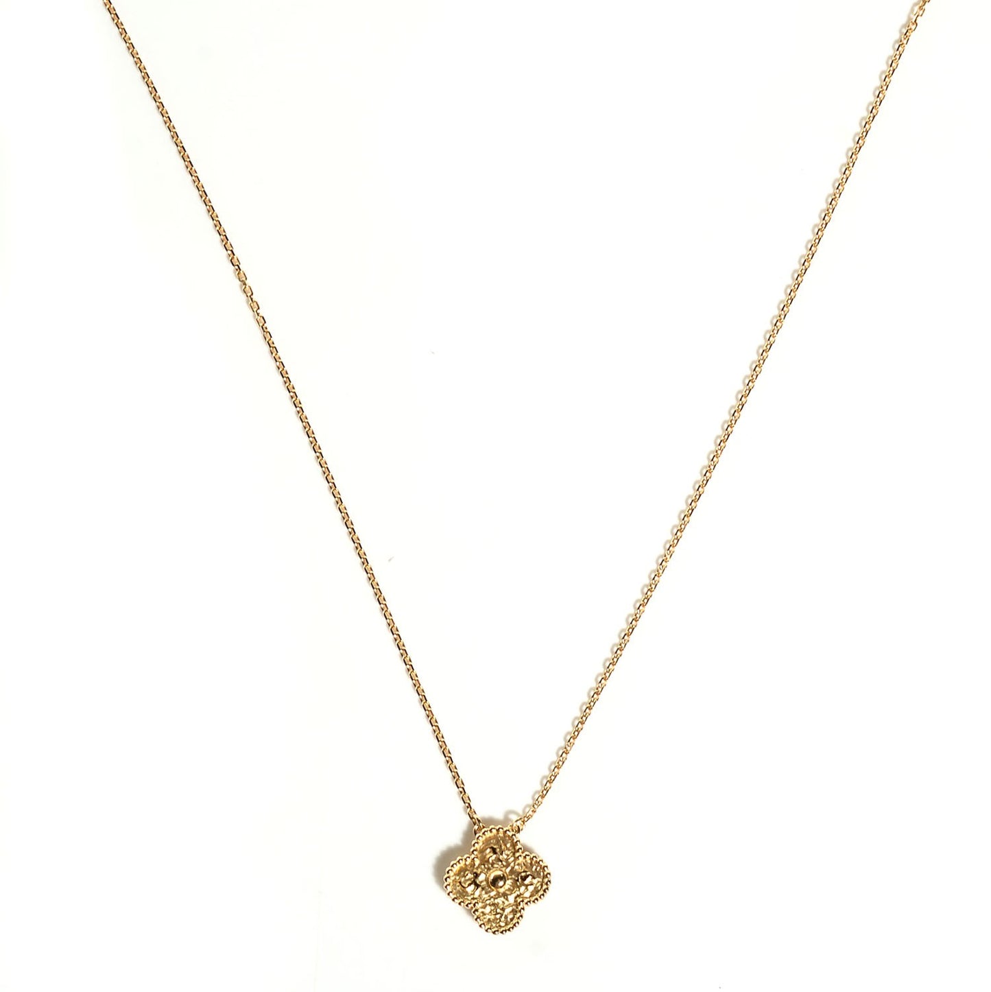 18K Yellow Gold Vintage Alhambra Necklace