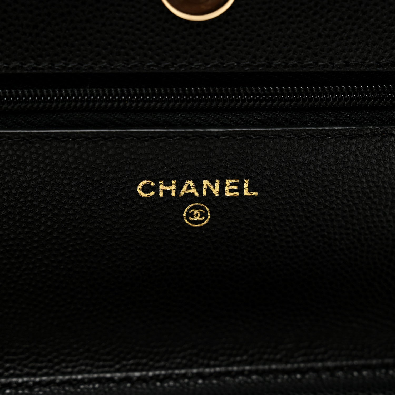 Chanel Caviar Quilted Wallet on Chain WOC Black 7 of 13