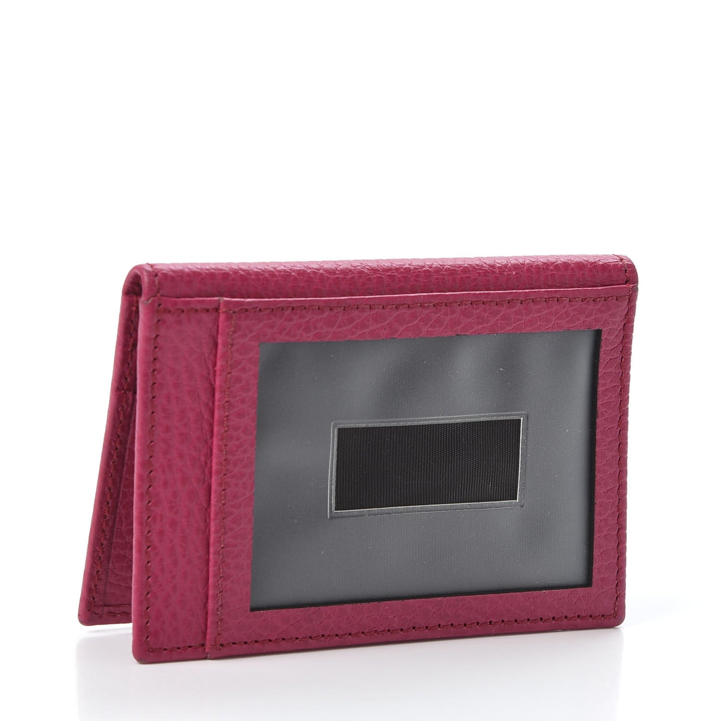 Dollar Calfskin Swing Train Pass Card Case Blossom
