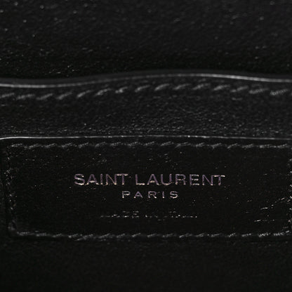 Saint Laurent Box Calfskin Monogram Medium Solferino Satchel Fuchsia 6 of 10