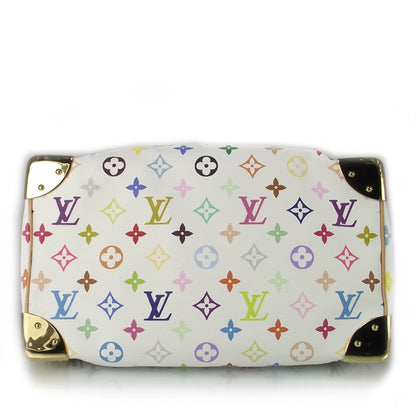Louis Vuitton Monogram Multicolor Speedy 30 White 5 of 10