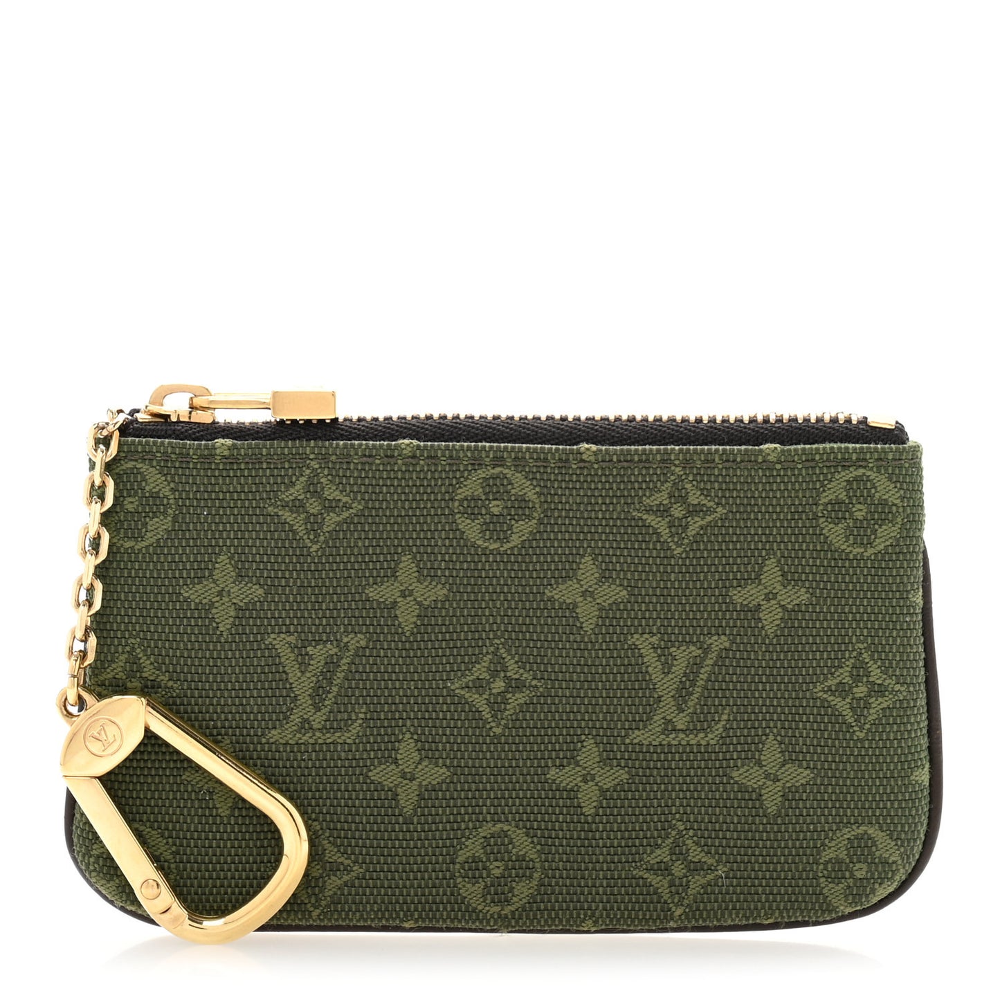 Mini Monogram Key Pouch Kaki